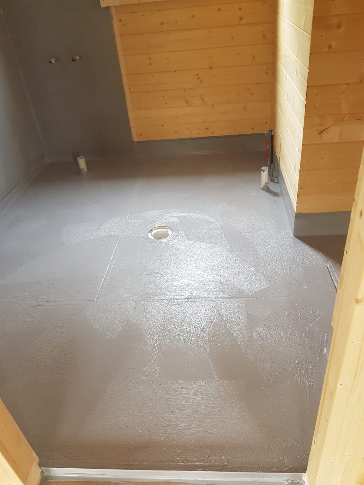 Bathroom waterproofing membrane application — AS 3740 compliant Sydney